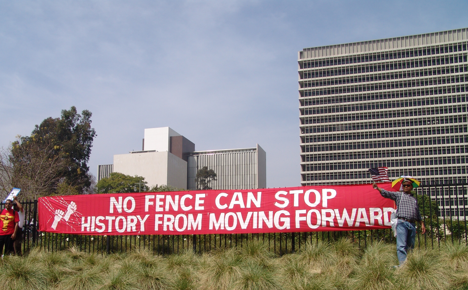 No fence can stop history from moving forward.